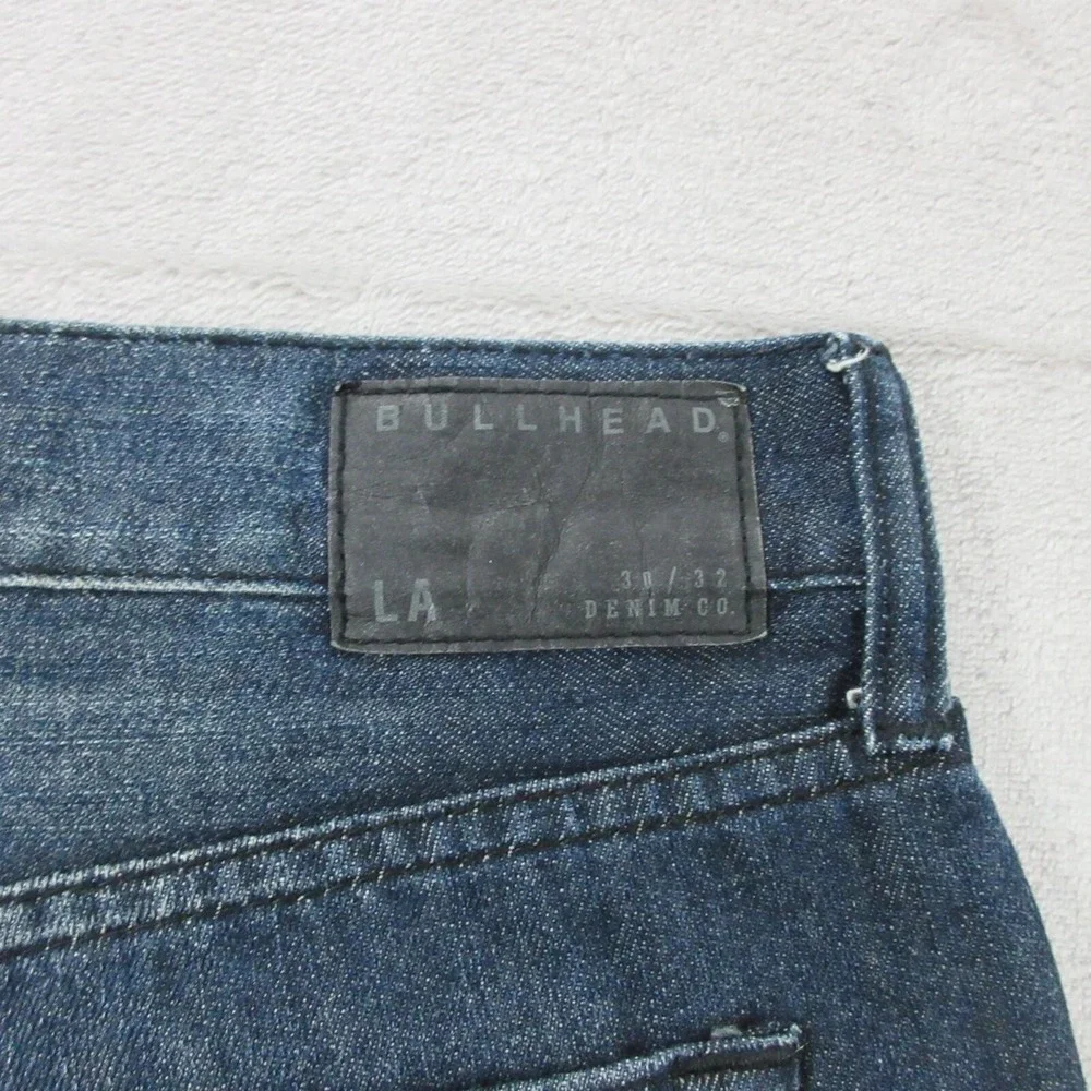 Bullhead LA Jeans Men's 30x32 Med Wash Dillon Denim Pants Skinny Slim Nice‎ Fade